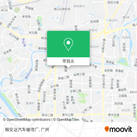 顺安达汽车修理厂地图