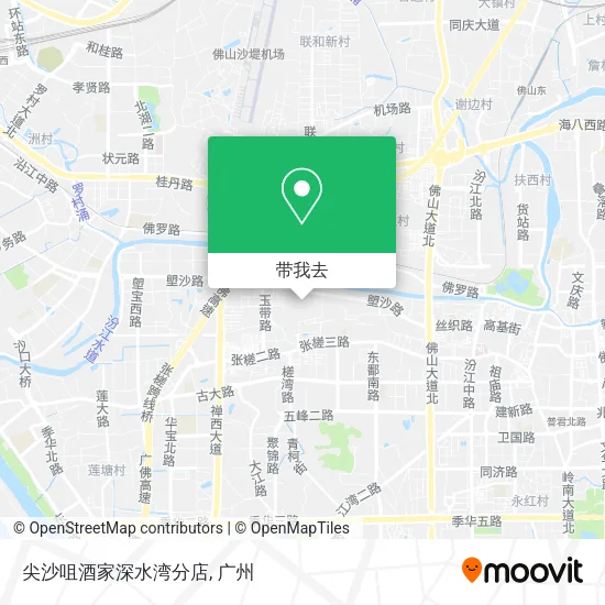 尖沙咀酒家深水湾分店地图