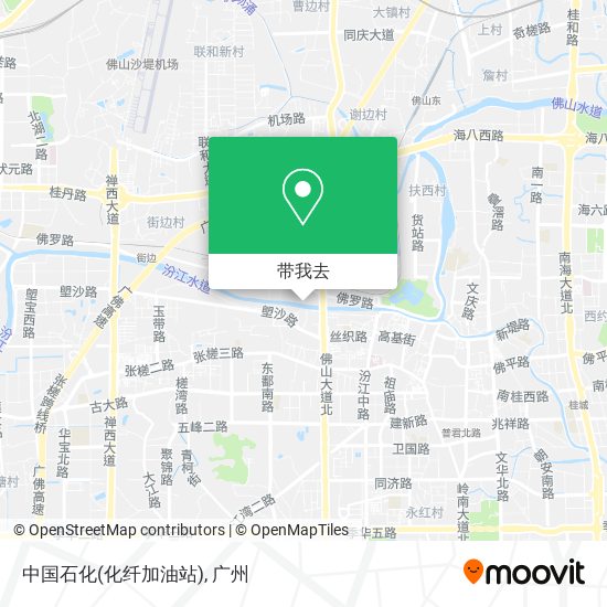 中国石化(化纤加油站)地图