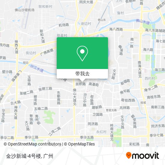 金沙新城-4号楼地图