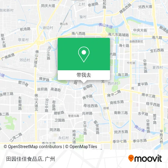 田园佳佳食品店地图
