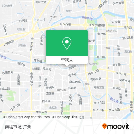 南堤市场地图