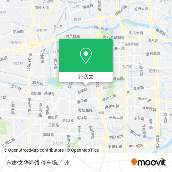 东建·文华尚领-停车场地图