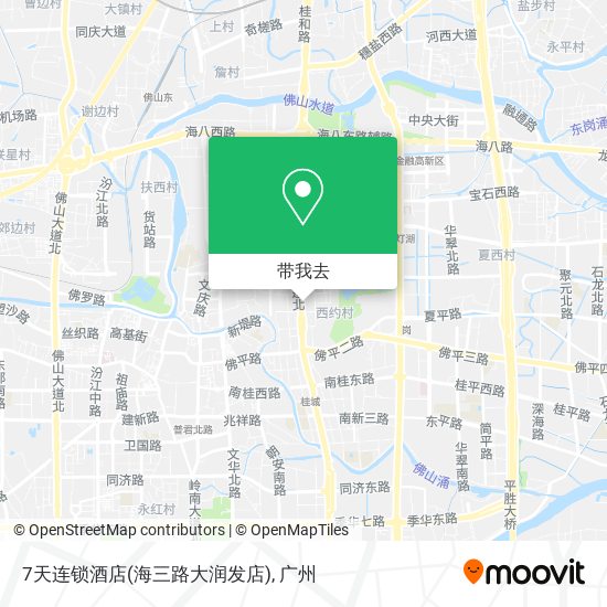 7天连锁酒店(海三路大润发店)地图