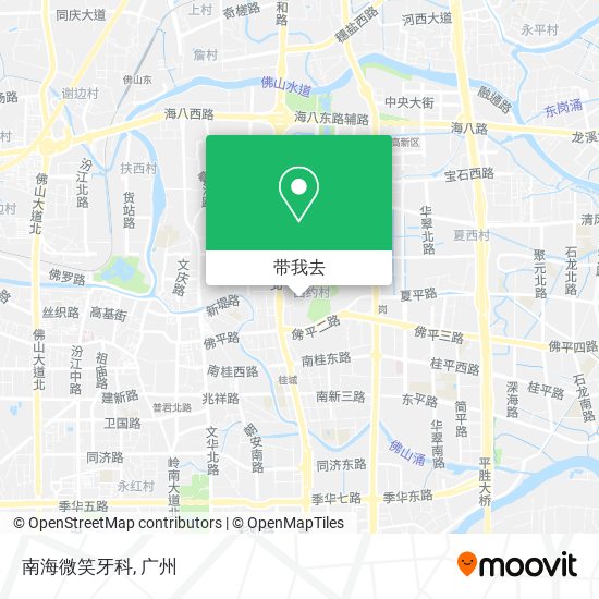 南海微笑牙科地图