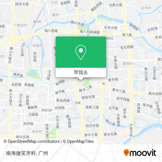 南海微笑牙科地图