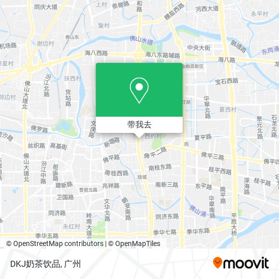 DKJ奶茶饮品地图