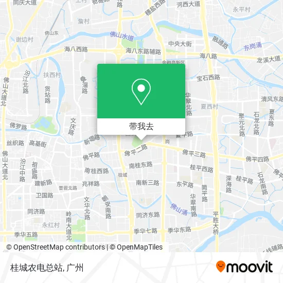 桂城农电总站地图