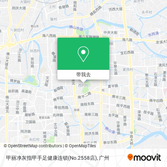 甲丽净灰指甲手足健康连锁(No.2558店)地图