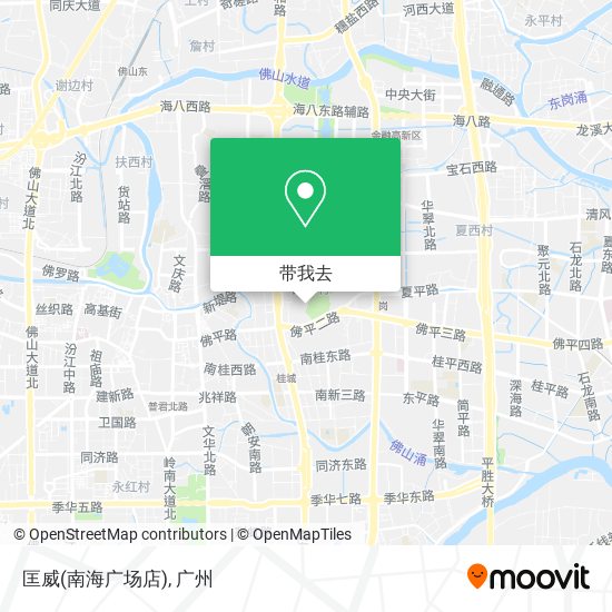 匡威(南海广场店)地图