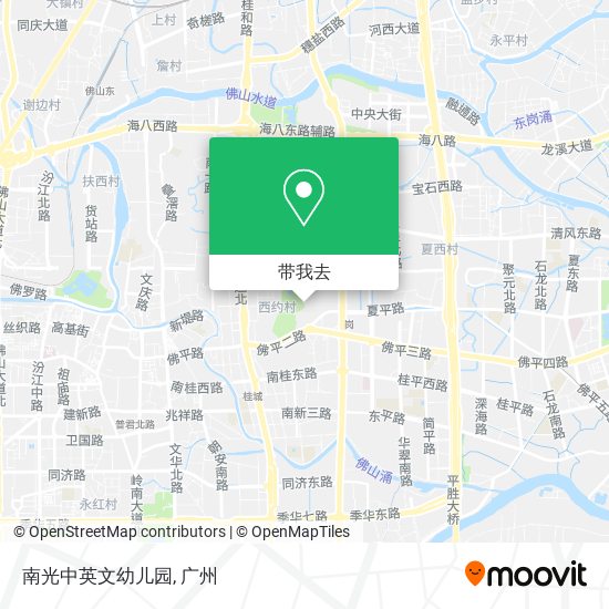 南光中英文幼儿园地图