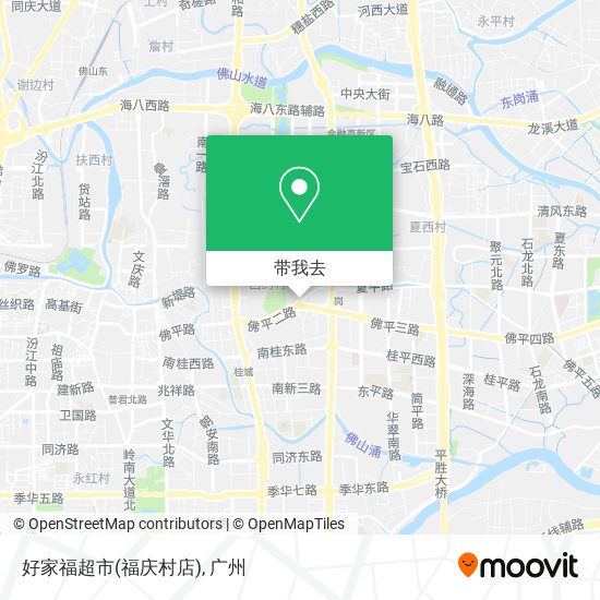 好家福超市(福庆村店)地图