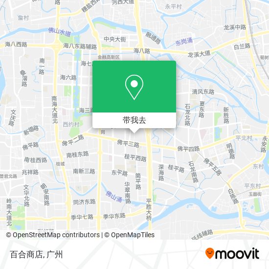 百合商店地图