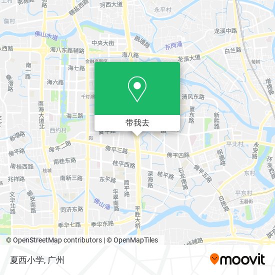 夏西小学地图