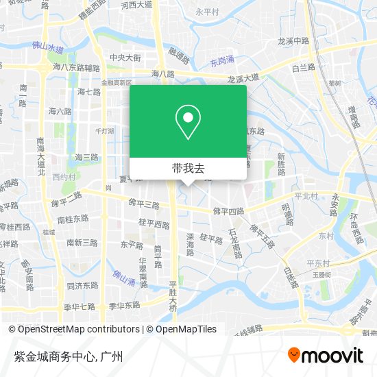 紫金城商务中心地图