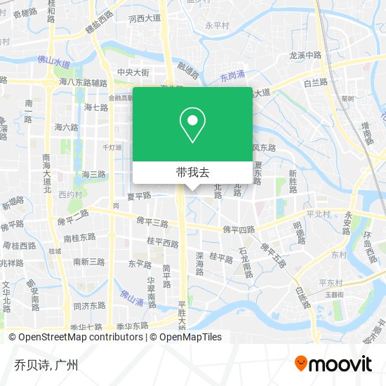 乔贝诗地图