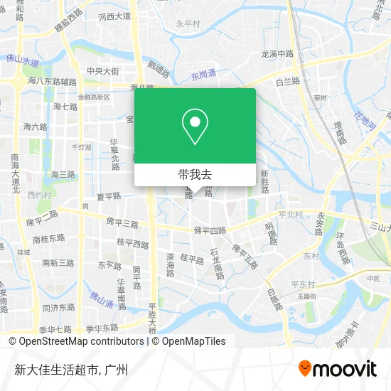 新大佳生活超市地图