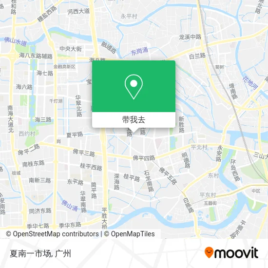 夏南一市场地图