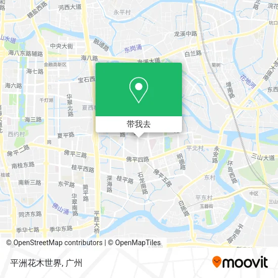 平洲花木世界地图