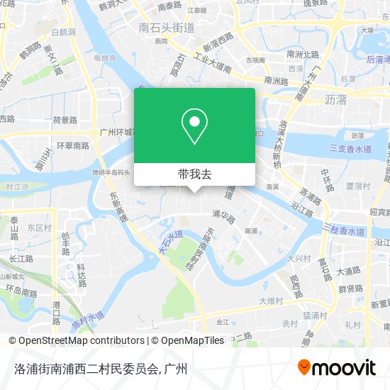 洛浦街南浦西二村民委员会地图
