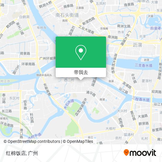 红棉饭店地图