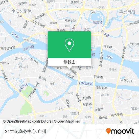 21世纪商务中心地图