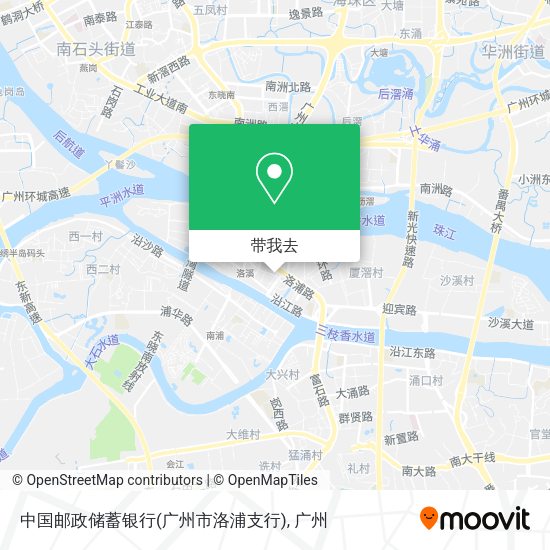 中国邮政储蓄银行(广州市洛浦支行)地图