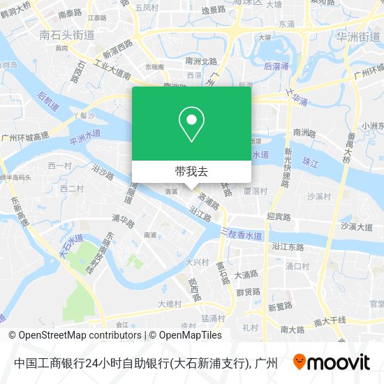 中国工商银行24小时自助银行(大石新浦支行)地图