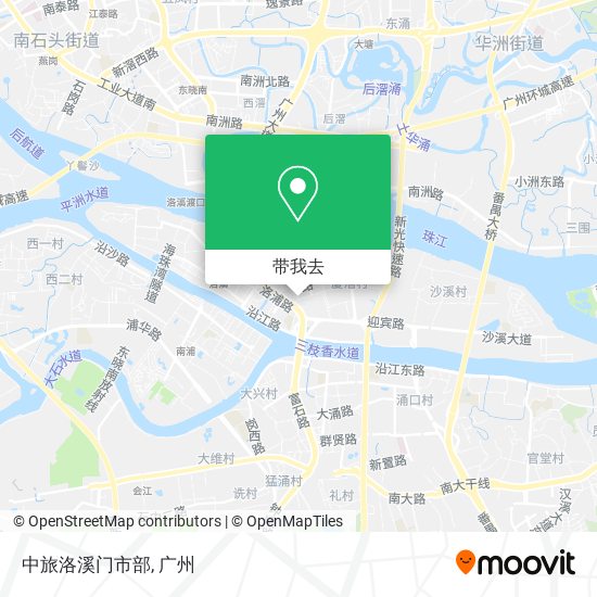 中旅洛溪门市部地图