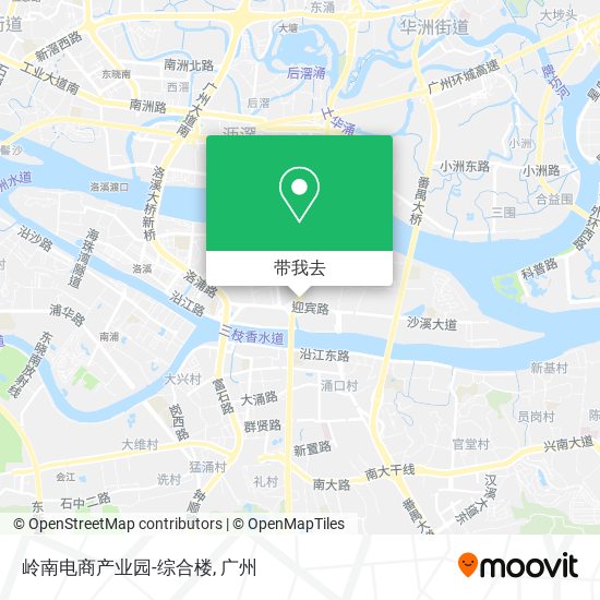 岭南电商产业园-综合楼地图
