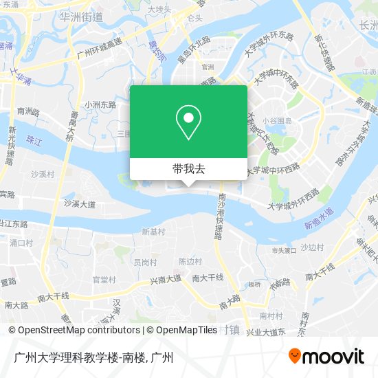 广州大学理科教学楼-南楼地图