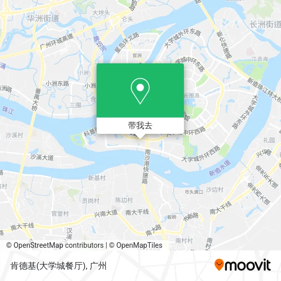 肯德基(大学城餐厅)地图