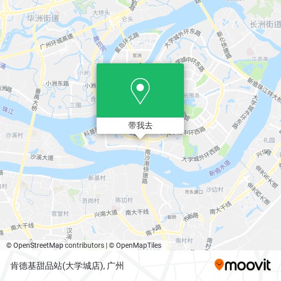 肯德基甜品站(大学城店)地图