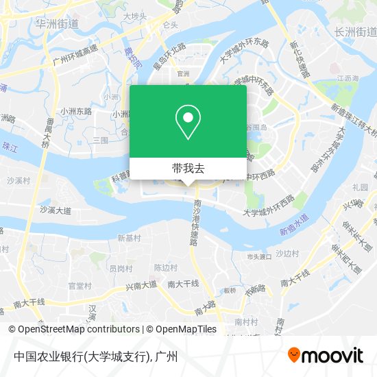 中国农业银行(大学城支行)地图