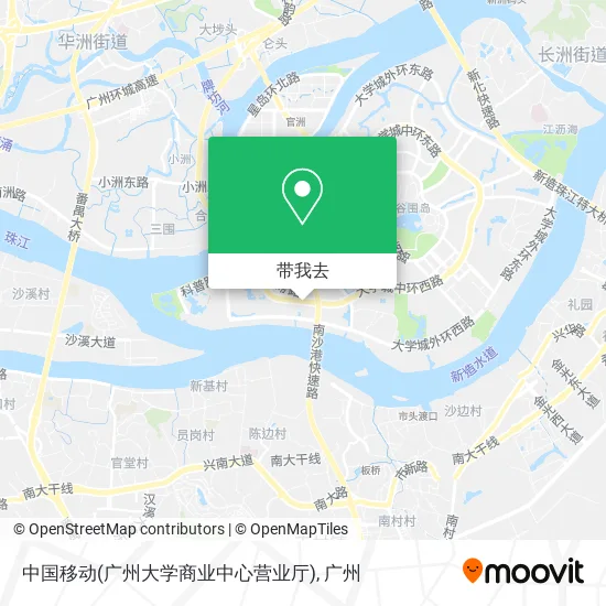 中国移动(广州大学商业中心营业厅)地图