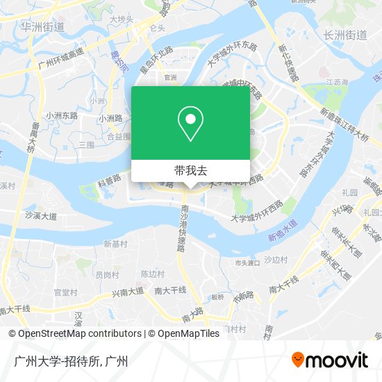 广州大学-招待所地图