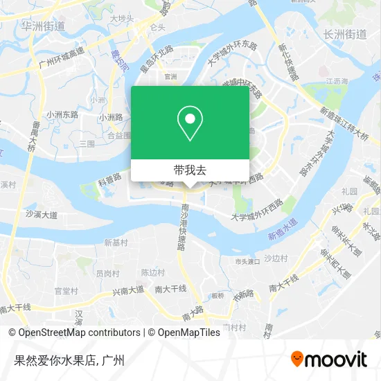 果然爱你水果店地图