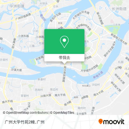 广州大学竹苑2幢地图
