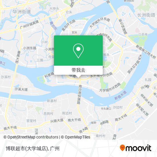 博联超市(大学城店)地图