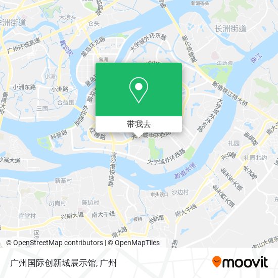 广州国际创新城展示馆地图