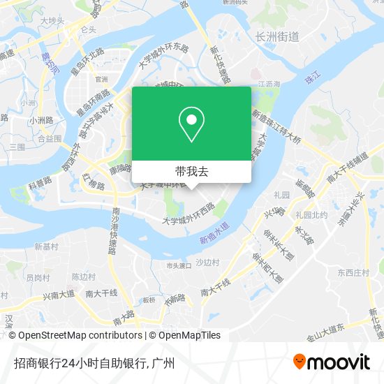 招商银行24小时自助银行地图