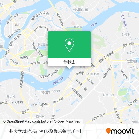 广州大学城雅乐轩酒店-聚聚乐餐厅地图