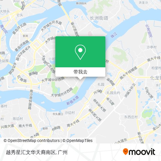 越秀星汇文华天裔南区地图
