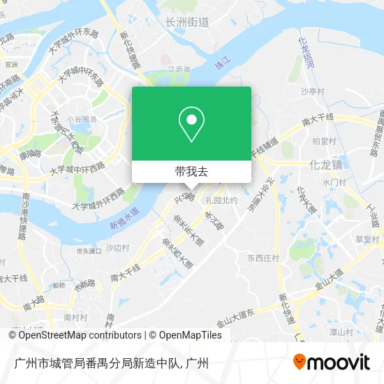 广州市城管局番禺分局新造中队地图