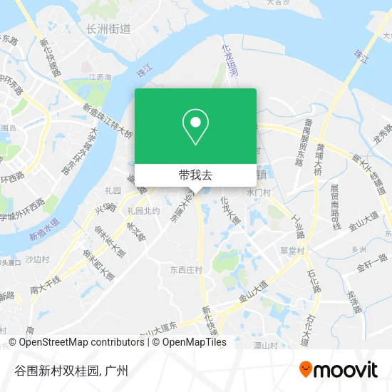 谷围新村双桂园地图