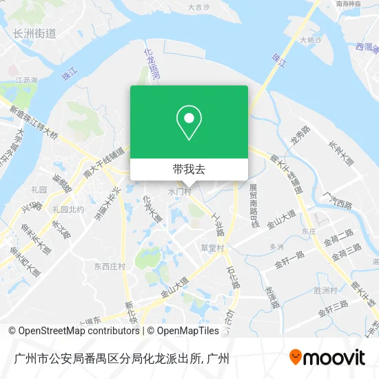 广州市公安局番禺区分局化龙派出所地图