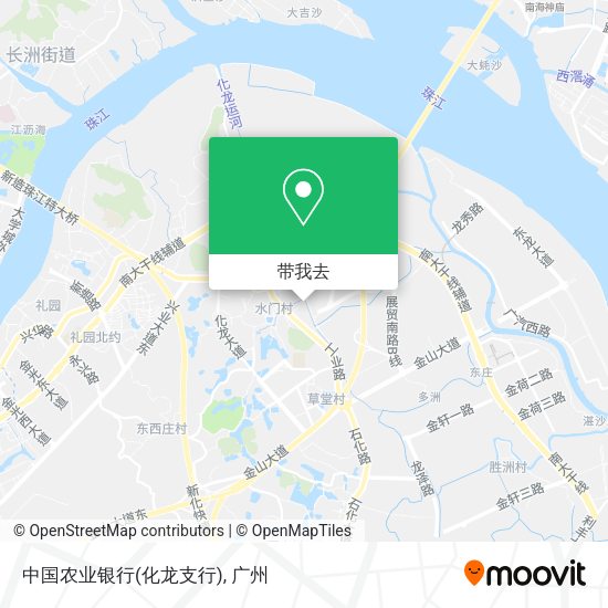 中国农业银行(化龙支行)地图