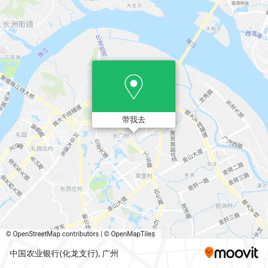 中国农业银行(化龙支行)地图