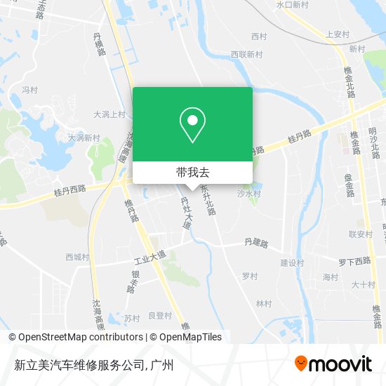 新立美汽车维修服务公司地图