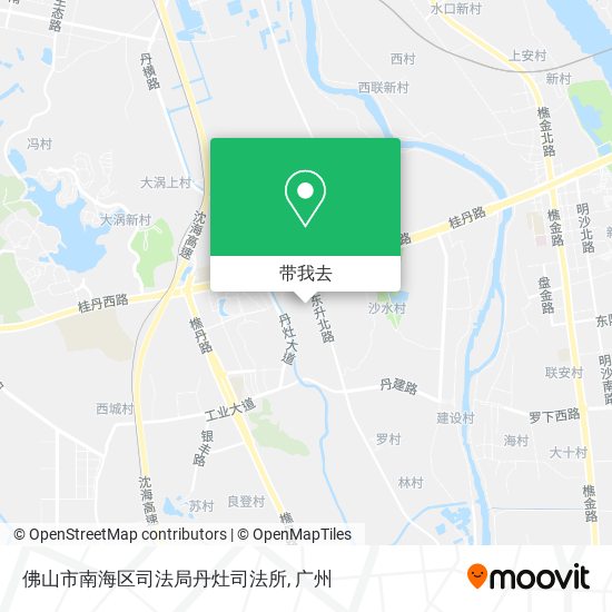 佛山市南海区司法局丹灶司法所地图